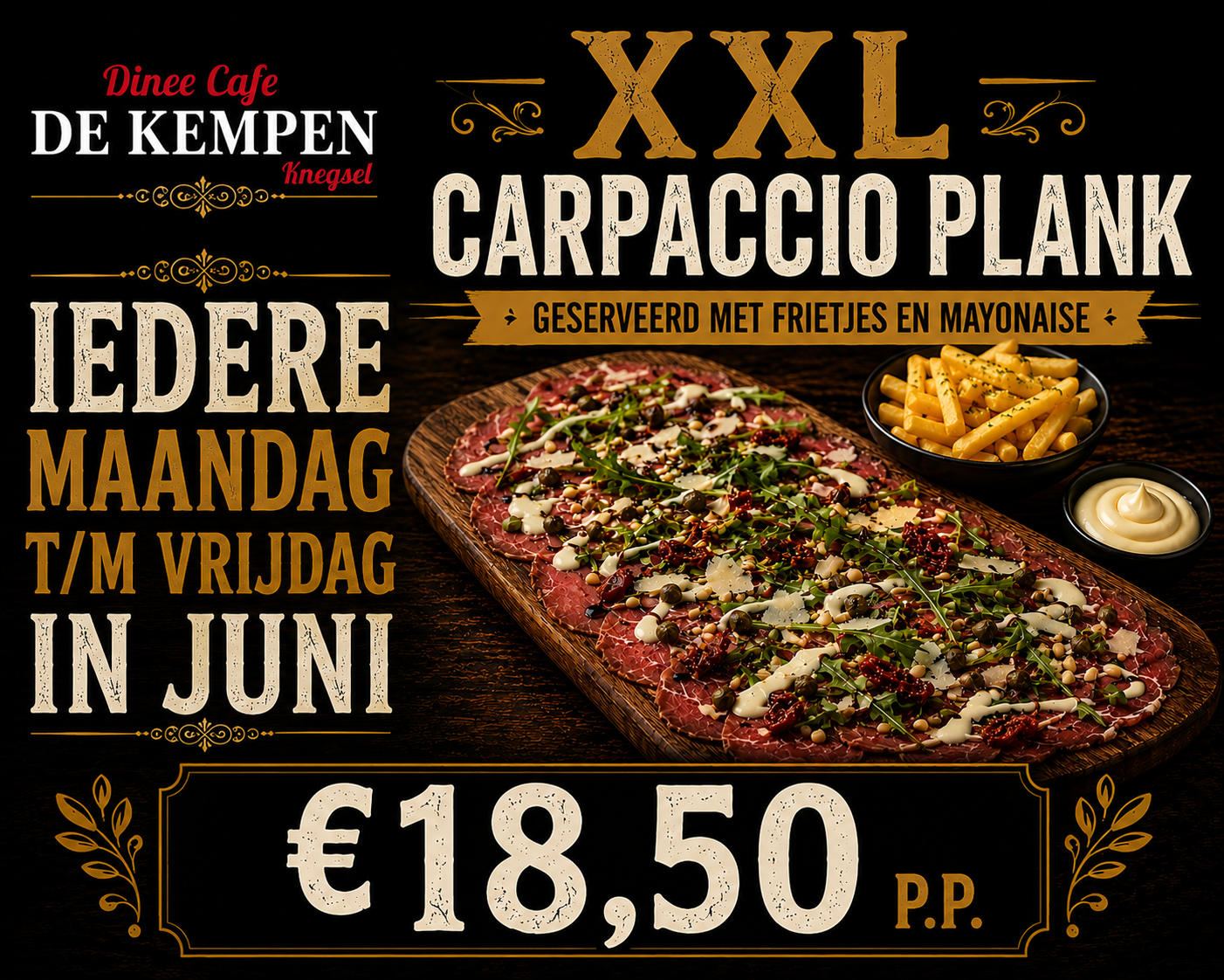actie juni carpaccio